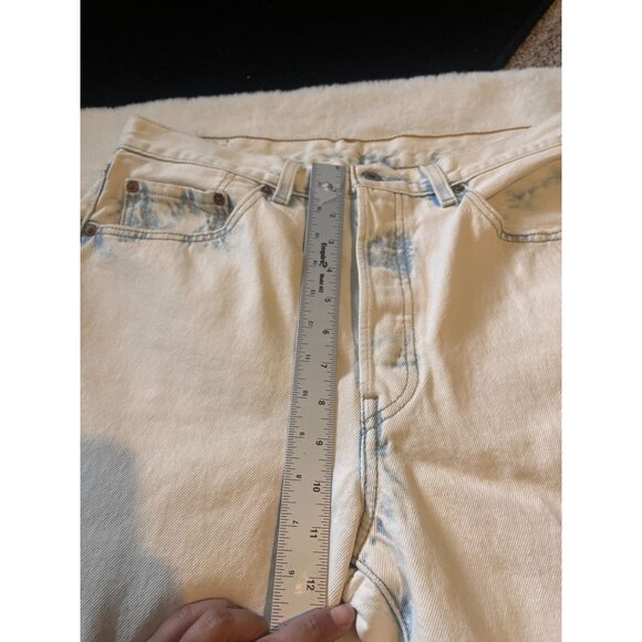 Levis Womens Red Tag Light Faded Blue Jeans 501 W3 L29 - Picture 9 of 13